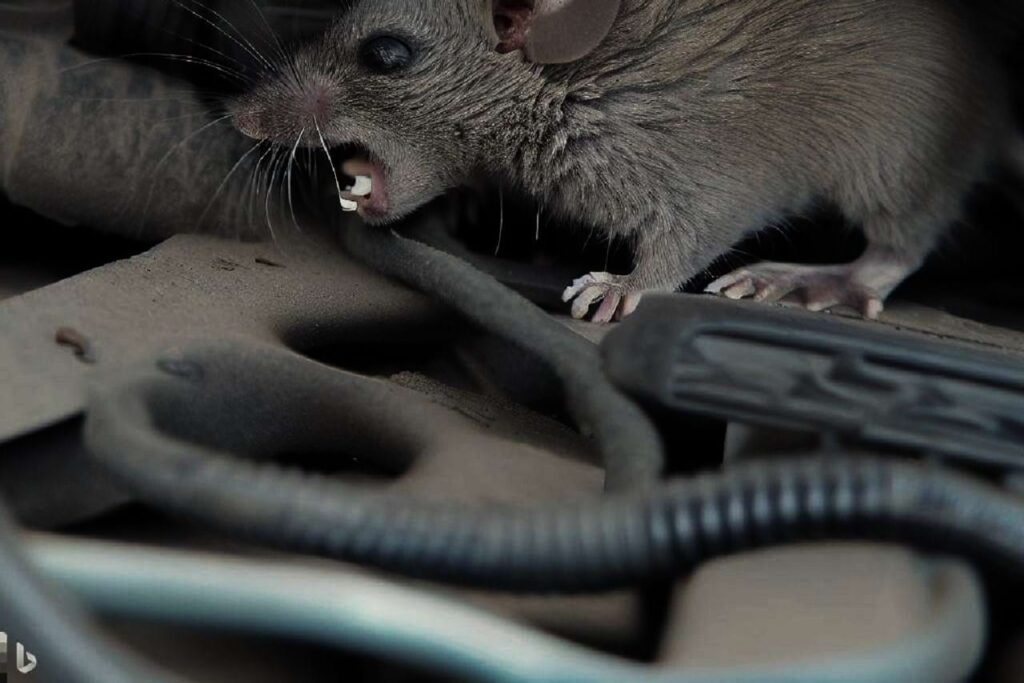 Ratos no motor de veículos